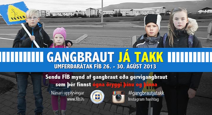 Gangbrautir eru víða illa merktar og vafi leikur á um hvort gangbraut er að ræða eða ekki