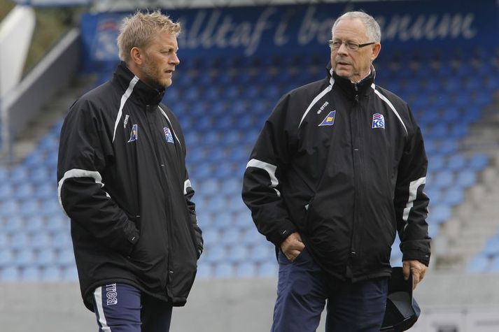 Heimir Hallgrímsson og Lars Lagerbäck.