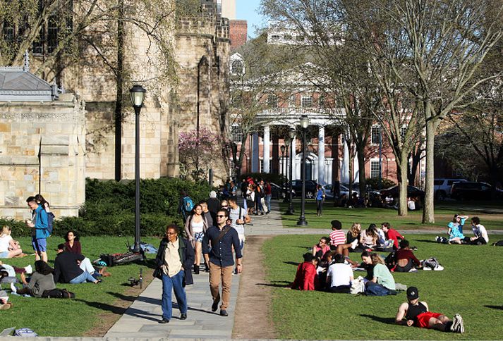 Yale er mjög eftirsóttur skóli en aðeins 6,7% umsækjenda fá inngöngu.