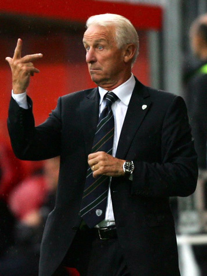 Giovanni Trapattoni, landsliðsþjálfari Íra.