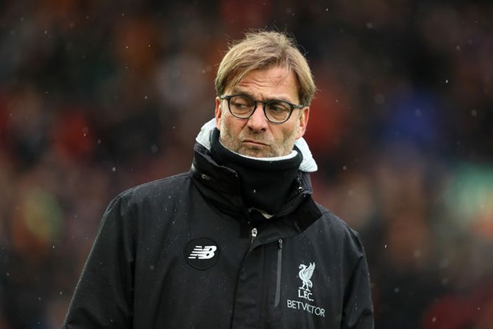 Klopp og strákarnir hans mæta Chelsea á morgun.