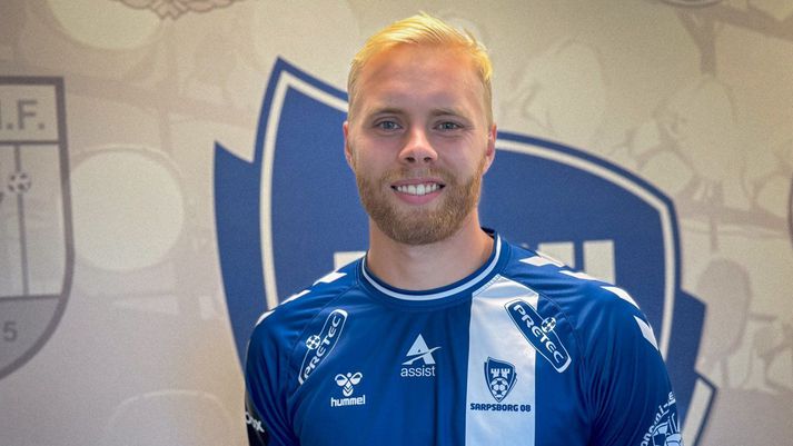 Sveinn Aron hefur leikið í Danmörku og Svíþjóð en semur nú við norska félagið Sarpsborg 08.