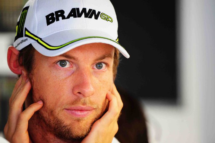 Jenson Button hefur unnið sex mót á árinu og gæti orðið meistari um helgina,