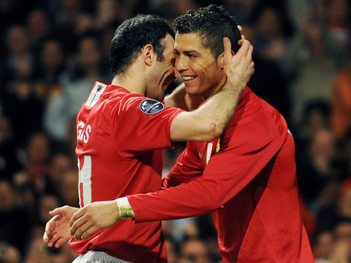 Ryan Giggs og Cristiano Ronaldo.