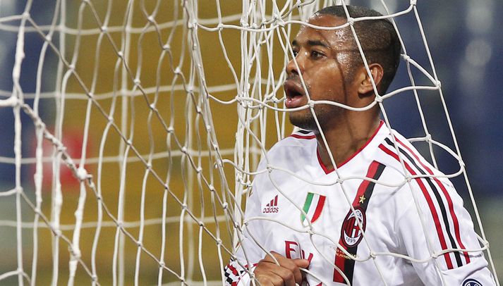 Robinho í leik með AC Milan.