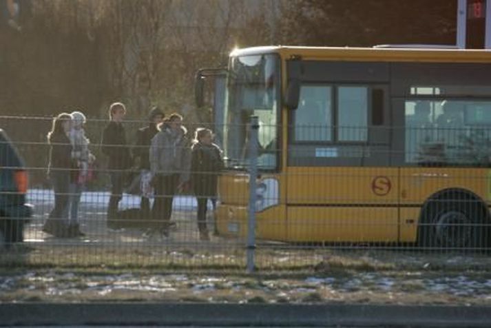 Aðgangur í strætóinn er ókeypis.