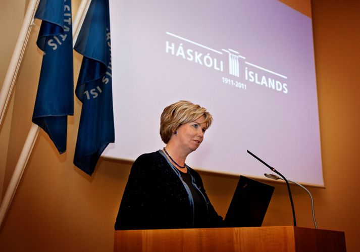 Kristín Ingólfsdóttir rektor Háskóla Íslands.