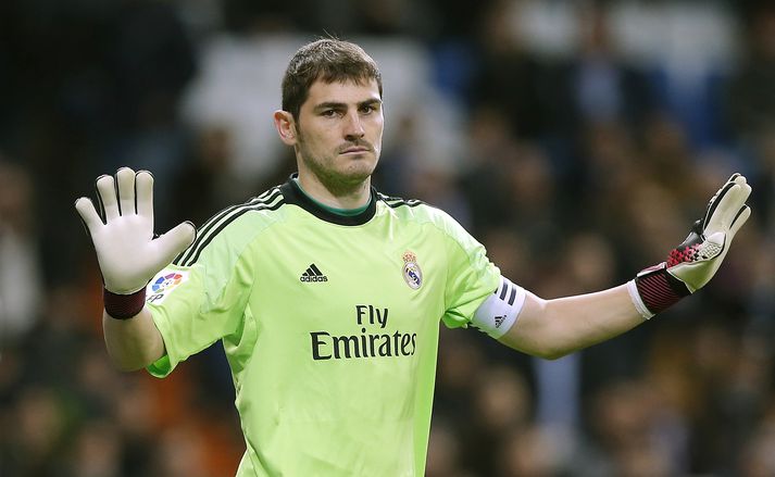 Iker Casillas ver mark Real í bikarnum og í Meistaradeildinni.