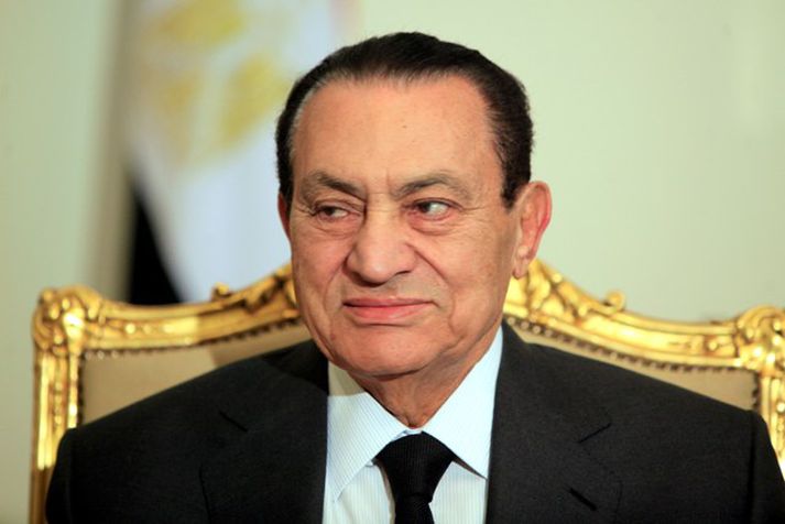 Hosni Mubarak, forseti Egyptalands.