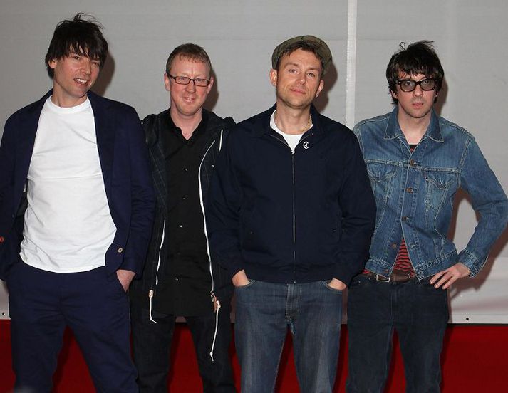 Íslandsvinurinn Damon Albarn fer fyrir drengjunum í Blur.