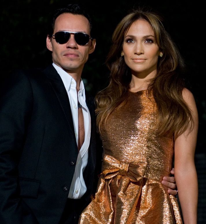 J-Lo og Marc Anthony verða hress í Hvíta Húsinu í kvöld.