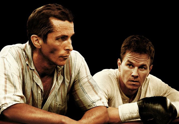 Christian Bale og Mark Wahlberg í The Fighter.