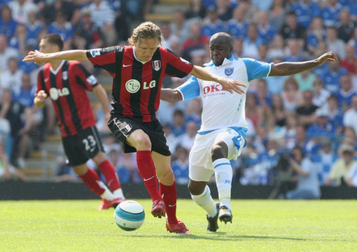 Jimmy Bullard í leik með Fulham.