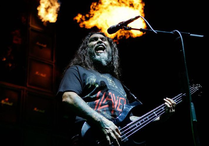 Tom Araya úr hljómsveitinni Slayer.