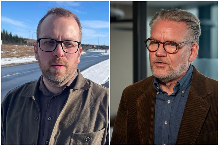 Trausti Hjálmarsson, formaður Bændasamtaka Íslands, og Ólafur Stephensen, framkvæmdastjóri Félags atvinnurekenda.