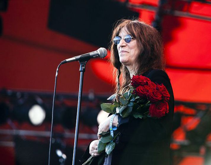 Tónlistarkonan Patti Smith heldur tónleika í Háskólabíói á þriðjudagskvöld.