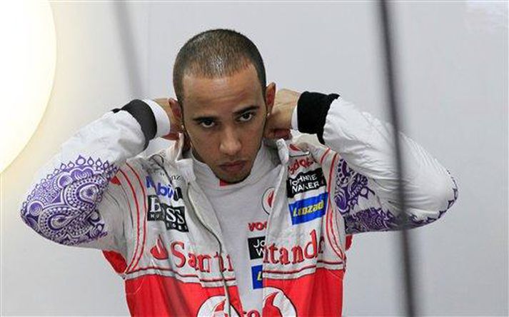 Lewis Hamilton, ökumaður McLaren.