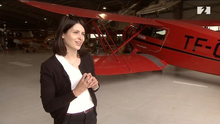 Steinunn María Sveinsdóttir, safnstjóri Flugsafns Íslands á Akureyri: „Akureyringarnir halda svolítið fast í það að hér sé vagga flugsins.“