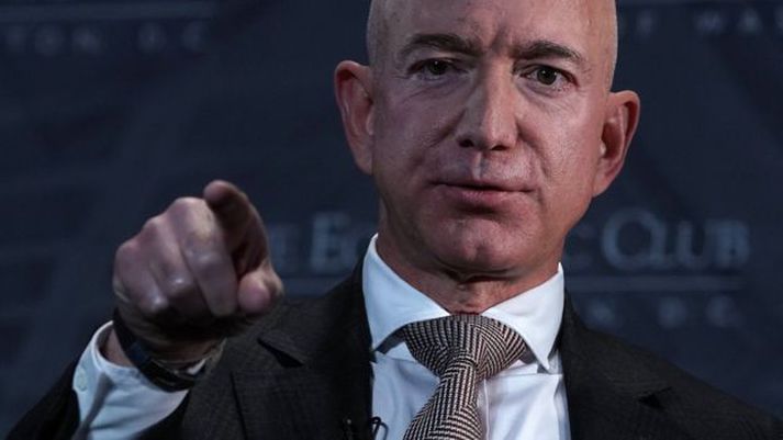 Jeff Bezos, stofnandi Amazon, er ríkasti maður heims.