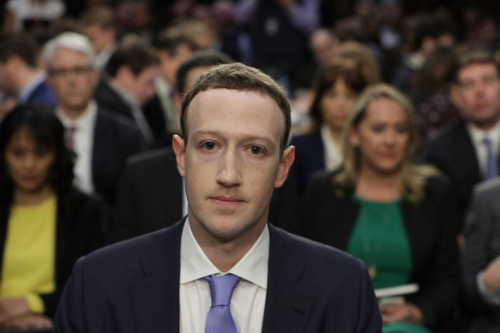 Mark Zuckerberg, forstjóri Facebook, mætti fyrir þingnefnd í Bandaríkjunum á dögunum.