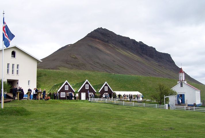 Hrafnseyri við Arnarfjörð þar sem Jón Sigurðsson fæddist 17. júní 1811.
Fréttablaðið/Jón Sigurður