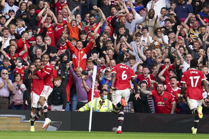 Paul Pogba og Bruno Fernandes voru frábærir í dag