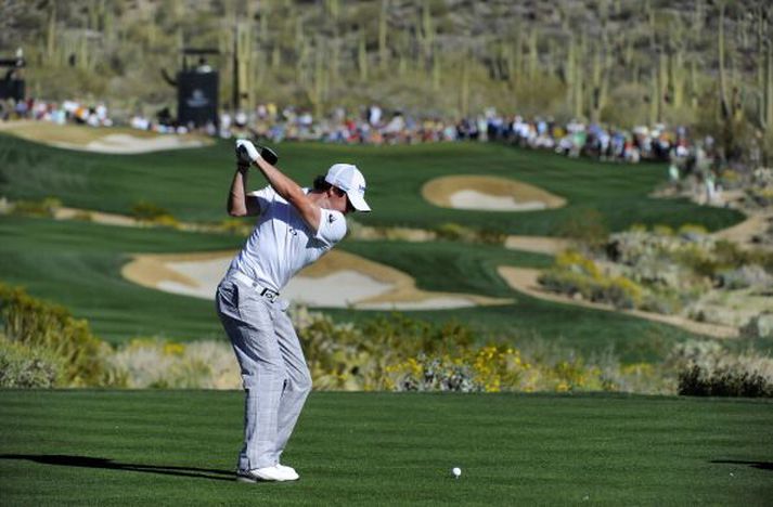 McIlroy hefur spilað frábært golf á Dove Mountain vellinum í Tucson.