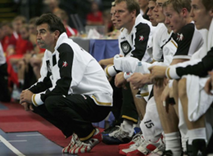 Heiner Brand er þjálfari þýska landsliðsins í handbolta.