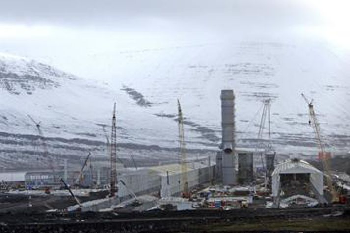 Álver Alcoa í Reyðarfirði. 