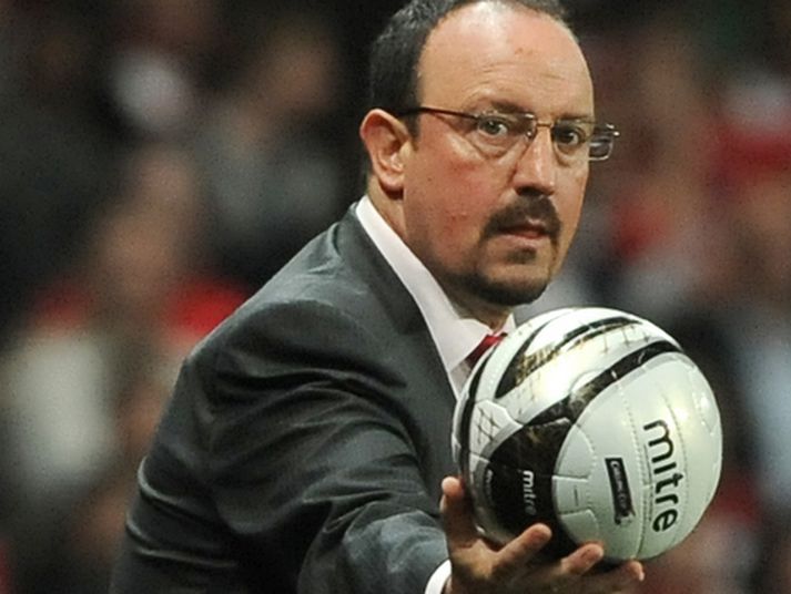 Rafael Benitez, stjóri Liverpool.