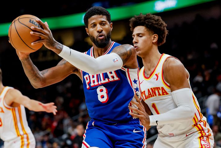 Paul George er kominn af stað með 76ers.