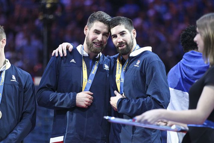 Karabatic-bræðurnir urðu heimsmeistarar með franska landsliðinu á heimavelli í janúar.