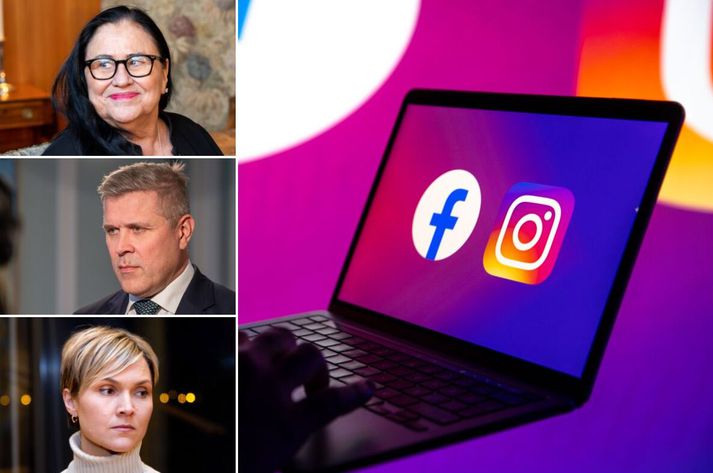 Til samans vörðu stjórnmálaflokkarnir hátt í 45 milljónum í auglýsingar á Facebook og Instagram mánuðinn fyrir kosningar.