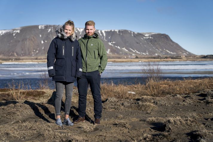 Dagný og Ómar eru útivistarfólk og eiga stutt í ósnortna náttúru.