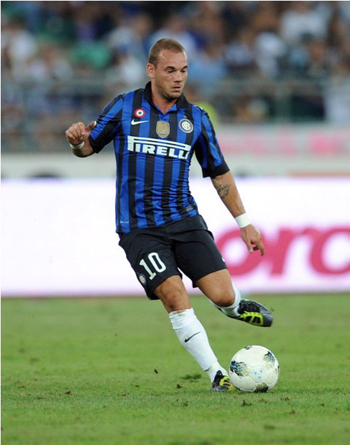 Wesley Sneijder í leik með Inter á dögunum.