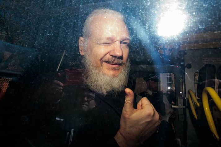 Julian Assange er stofnandi WikiLeaks