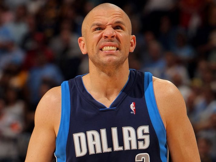 Jason Kidd leikur áfram með Dallas Mavericks.