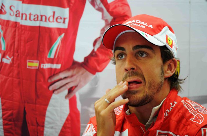 Fernando Alonso á Ferrari vann síðustu keppni.