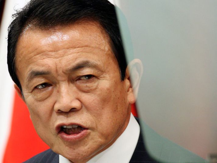 Taro Aso, forsætisráðherra Japans.