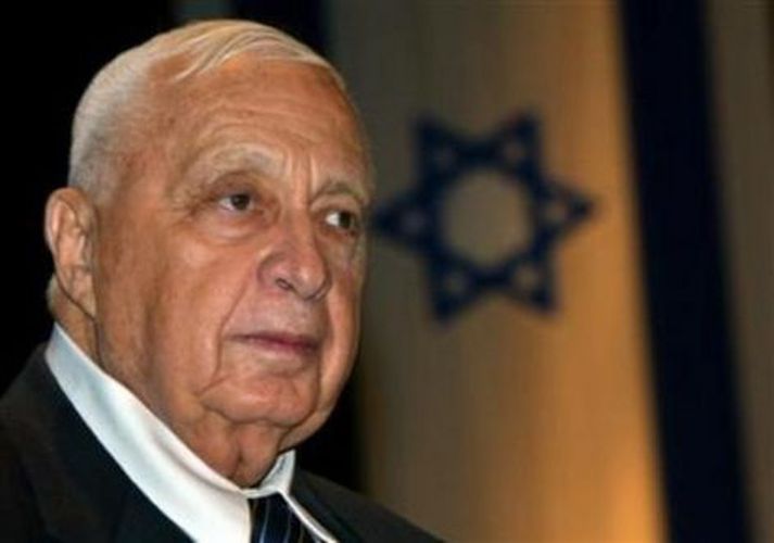 Ariel Sharon, fyrrverandi forsætisráðherra Ísraels.