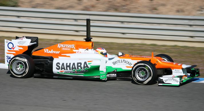 Formula 1 bíll Force India.