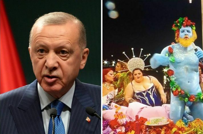 Erdogan ræddi umdeilda atriðið við Frans Páfa, og sagði það móðgandi bæði fyrir múslimaheiminn og kristna.