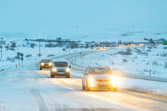 Mikil vetrarfærð er um land allt. Myndin er úr safni.