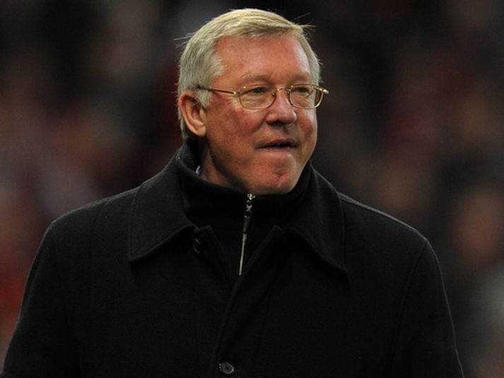 Sir Alex Ferguson, stjóri Manchester United.