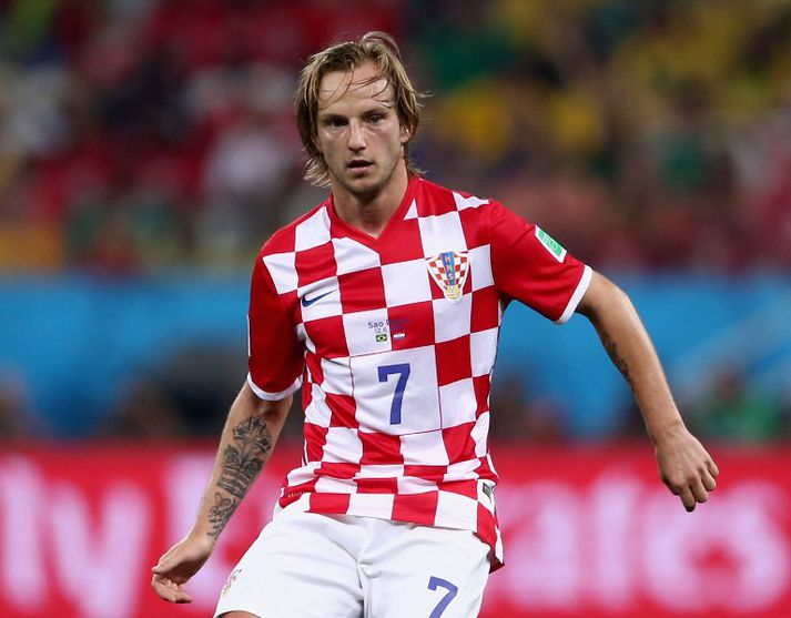 Rakitic er hér á ferðinni í opnunarleik HM gegn Brasilíu.