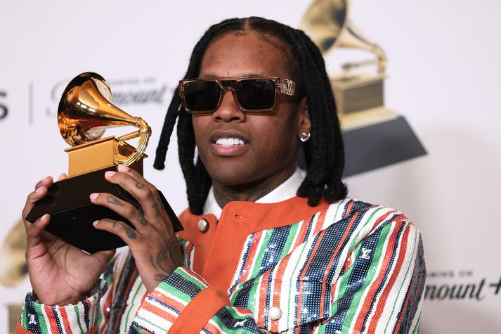 Lil Durk er hann vann Grammy-verðlaun fyrr á þessu ári.