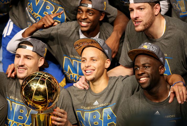 Golden State Warriors vann NBA-titilinn í júní síðastliðnum.