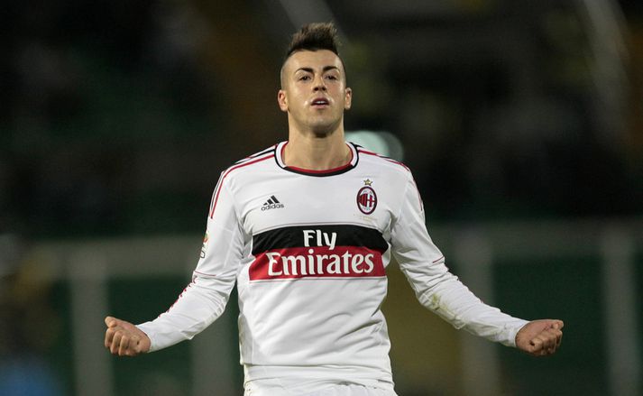 Stephan El Shaarawy fagnar marki sínu í kvöld.