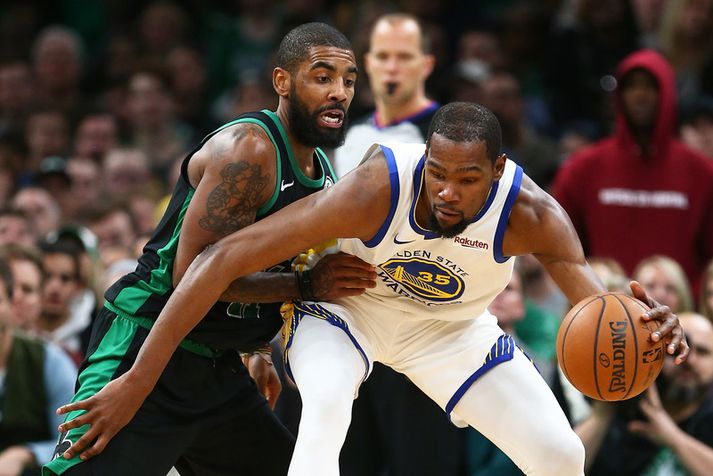 Kevin Durant og Kyrie Irving.