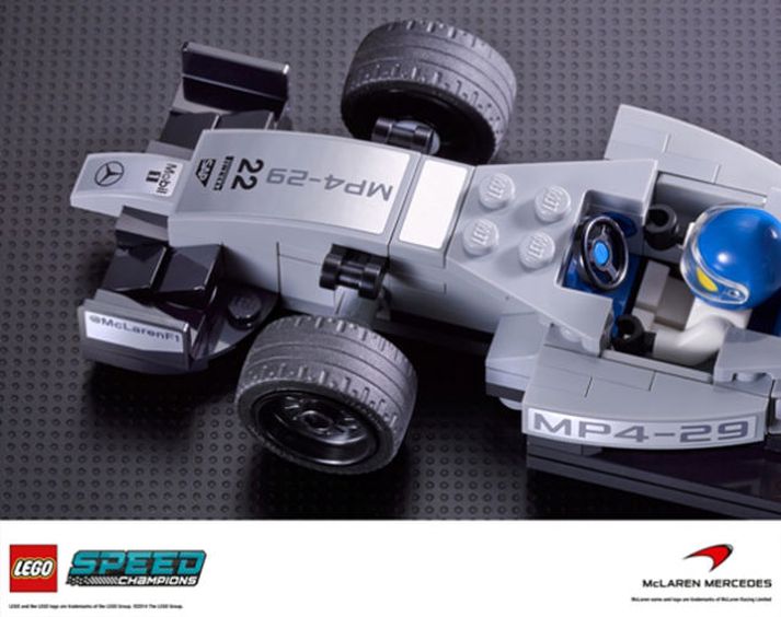 McLaren bíll frá Lego.